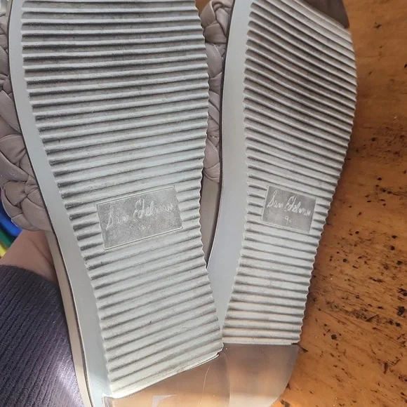 Sam Edelman Ainslie Braided Size 9.5 Slide Sandal Platform Desert Beige - Picture 8 of 10